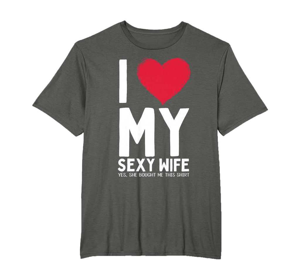 Gifts Husband I Love My Sexy Wife Yes T-Shirt - Custom Art Print Unisex - T-Shirt, Sweatshirt, Hoodie