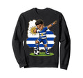 Uruguay Soccer Dab Flag T-Shirt - Casual Everyday Wear Men Women - T-Shirt, Sweatshirt, Hoodie