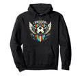 Soccer Papa Family Matching Dad Fathers Hoodie - Minimalist Print Unisex - T-Shirt, Sweatshirt, Hoodie