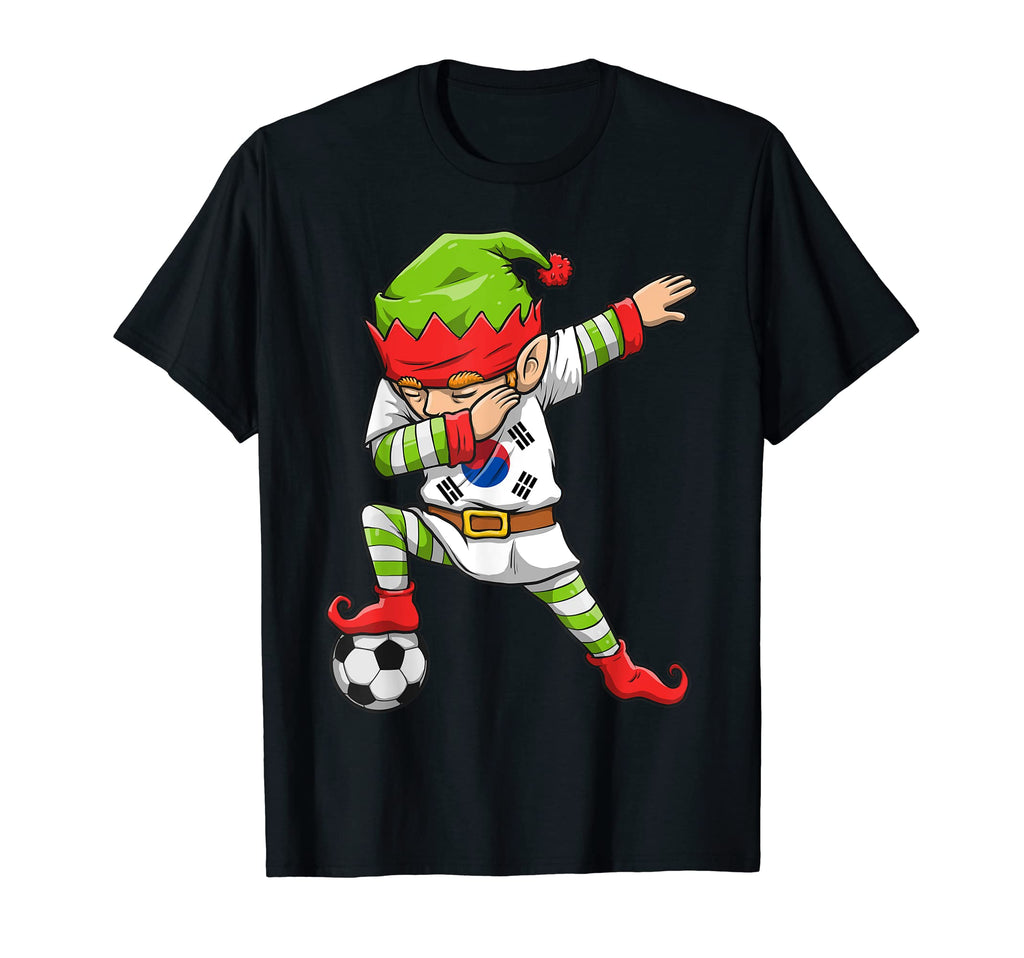 Soccer Dabbing Elf Squad South Korea T-Shirt - Graphic Print Unisex - T-Shirt, Sweatshirt, Hoodie