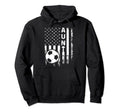 Soccer Aunt American Flag Hoodie - Streetwear Style for Adults - T-Shirt, Sweatshirt, Hoodie