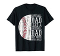 Softball Dad Like Baseball But Bigger T-Shirt - Custom Art Print Men Women - T-Shirt, Sweatshirt, Hoodie