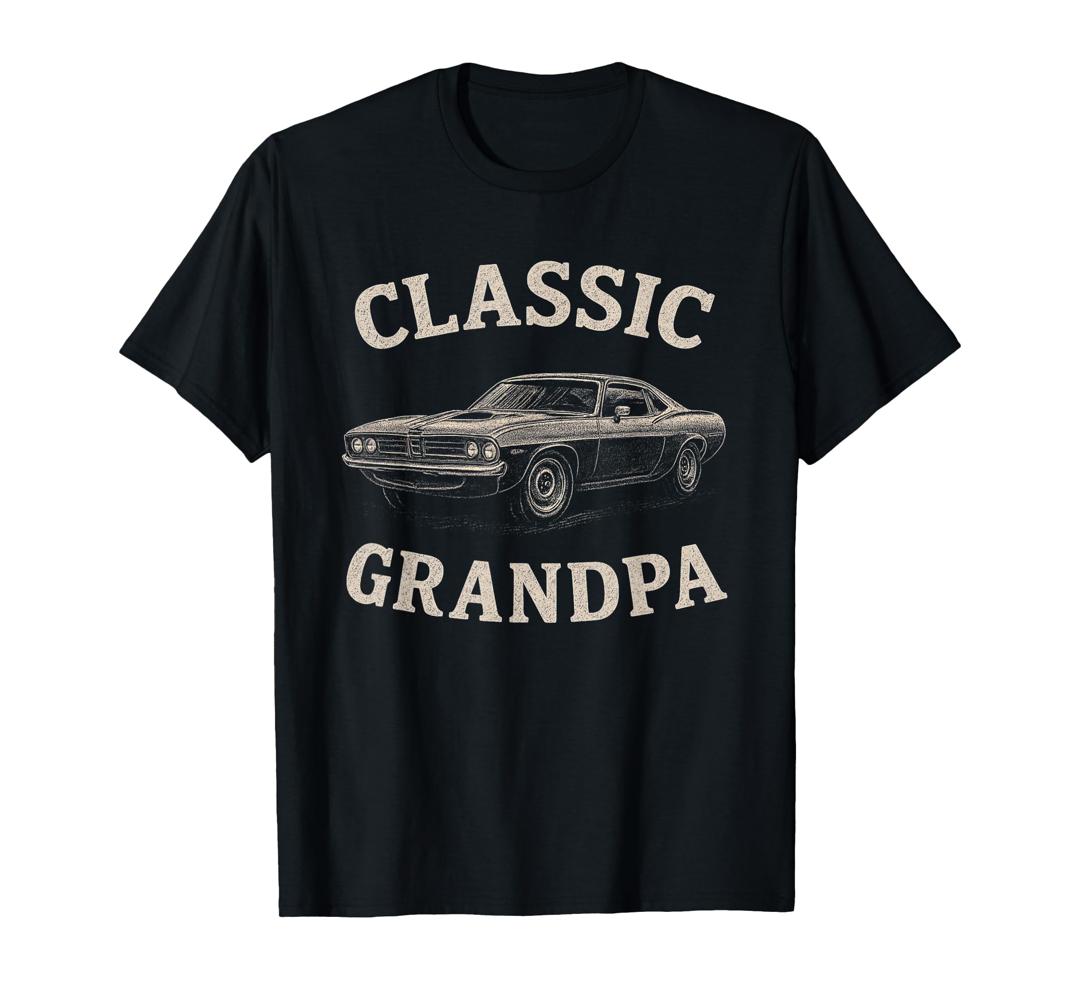 Grandpa Muscle Car Vibe Outfit Auto T-Shirt - Trendy Graphic Men Women - T-Shirt, Sweatshirt, Hoodie