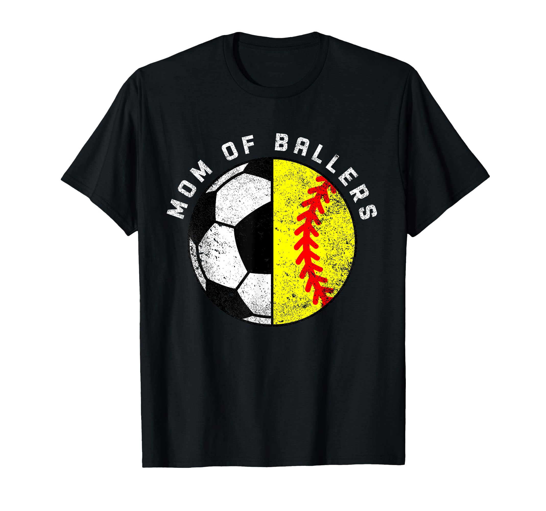 Mom Ballers Funny Soccer Softball Mom T-Shirt - Aesthetic Graphic Men Women - T-Shirt, Sweatshirt, Hoodie