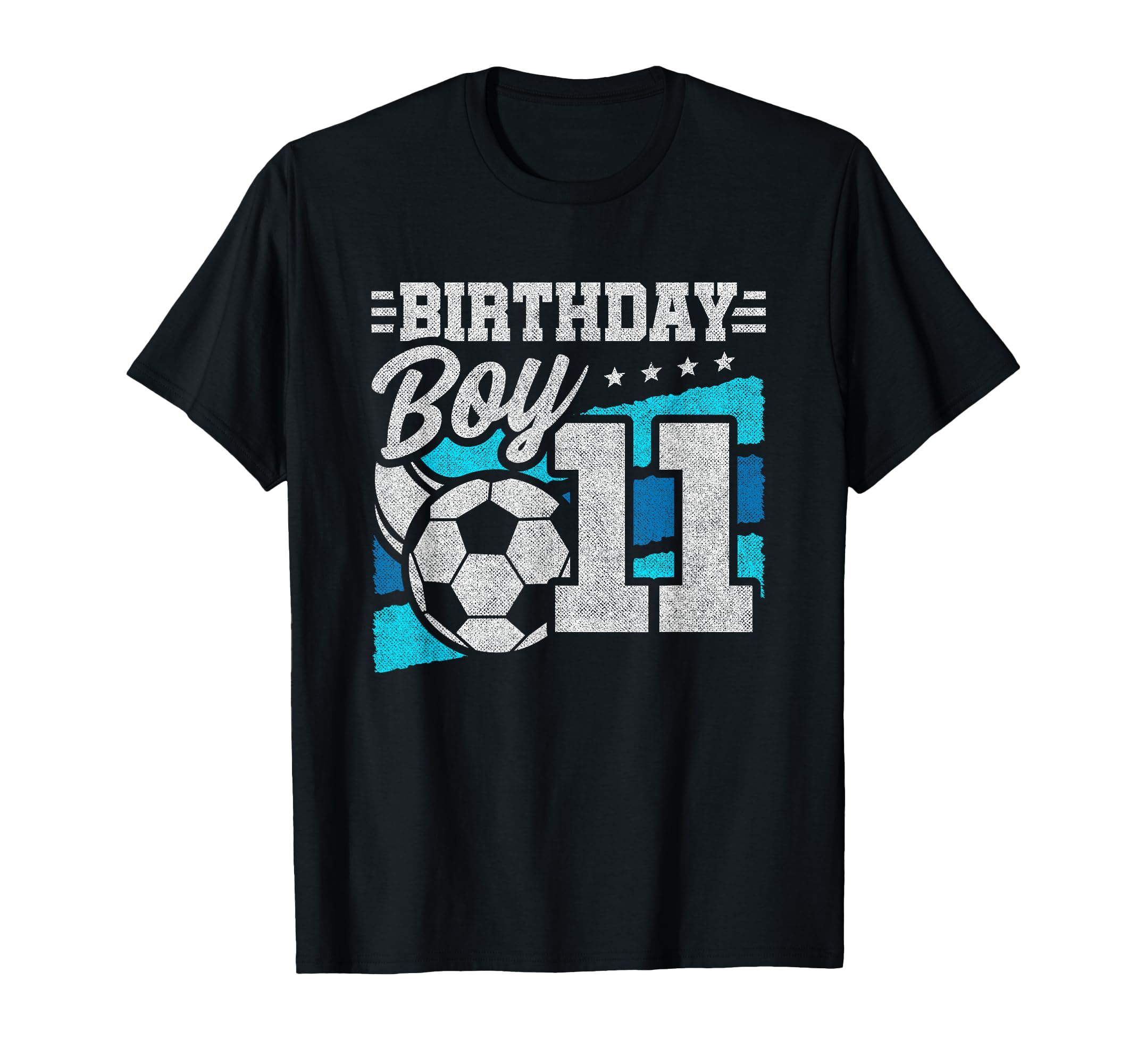 Soccer Birthday Party 11 Year Old 11Th T-Shirt - Custom Art Print Unisex - T-Shirt, Sweatshirt, Hoodie
