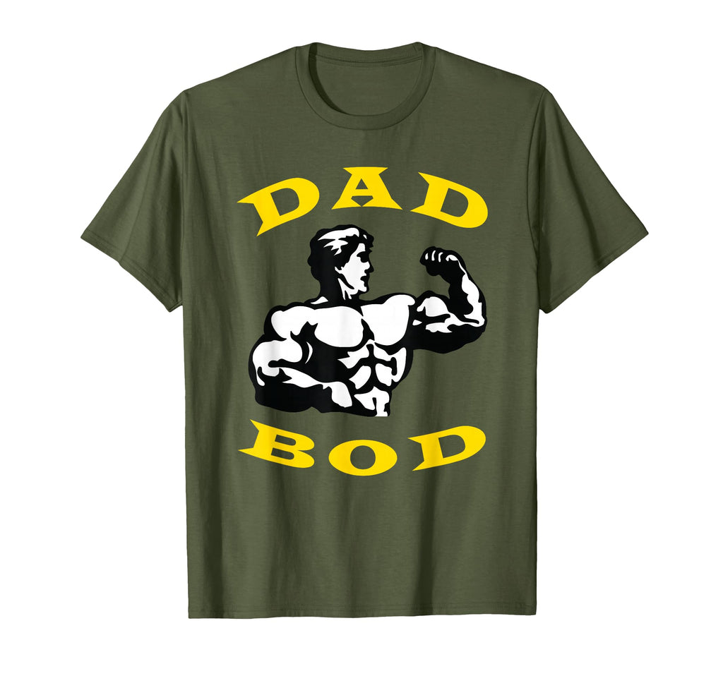Fathers Day Dad Bod Funny Gym Shirts T-Shirt - Custom Art Print Unisex - T-Shirt, Sweatshirt, Hoodie