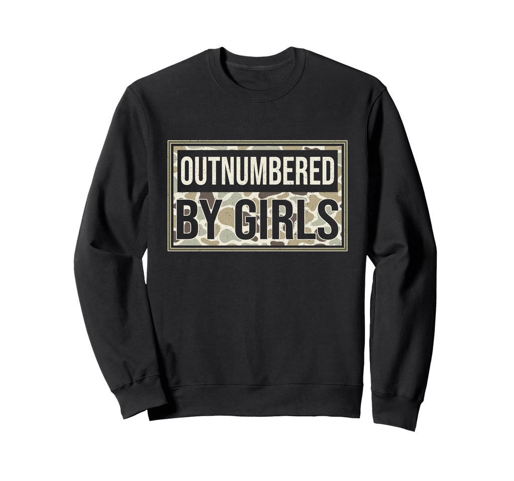 Camo Outnumbered Camouflage Sweatshirt - Casual Everyday Wear for Adults - T-Shirt, Sweatshirt, Hoodie