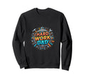 Hard Work Dad Tool Gear Emblem Sweatshirt - Trendy Graphic for Adults - T-Shirt, Sweatshirt, Hoodie