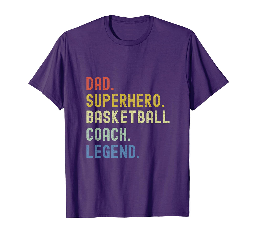 Basketball Coach Dad Coaching Basketball T-Shirt - Minimalist Print Unisex - T-Shirt, Sweatshirt, Hoodie