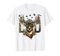Old School Camo Dad Hunting Deer Fathers T-Shirt - Novelty Apparel Unisex - T-Shirt, Sweatshirt, Hoodie