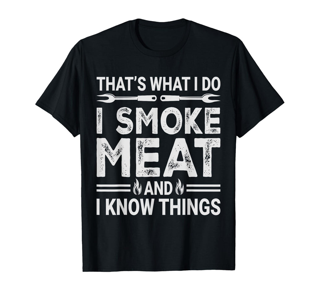 Bbq Grilling Dad Smoking Meat T-Shirt - Aesthetic Graphic for Adults - T-Shirt, Sweatshirt, Hoodie