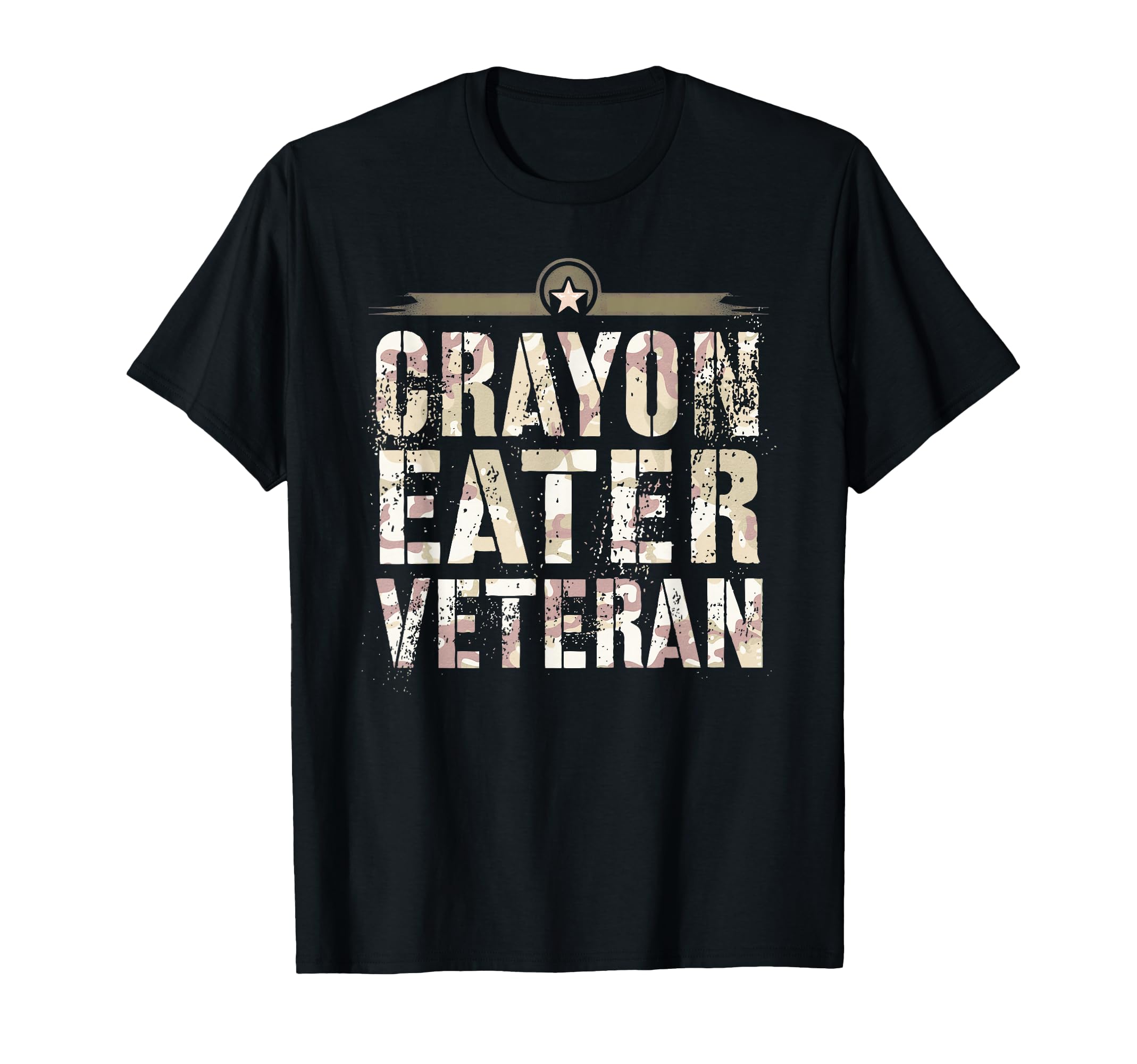 Funny Crayon Eater Veteran Corps Team T-Shirt - Unique Graphic Unisex - T-Shirt, Sweatshirt, Hoodie