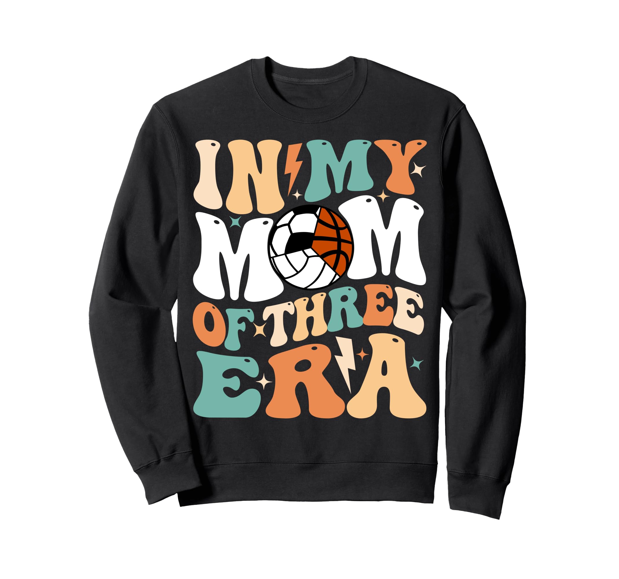 My Volleyball Soccer Basketball Mom Sweatshirt - Unique Graphic for Adults - T-Shirt, Sweatshirt, Hoodie