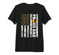 Mens Proud Dad American Flag Funny T-Shirt - Novelty Apparel Unisex - T-Shirt, Sweatshirt, Hoodie