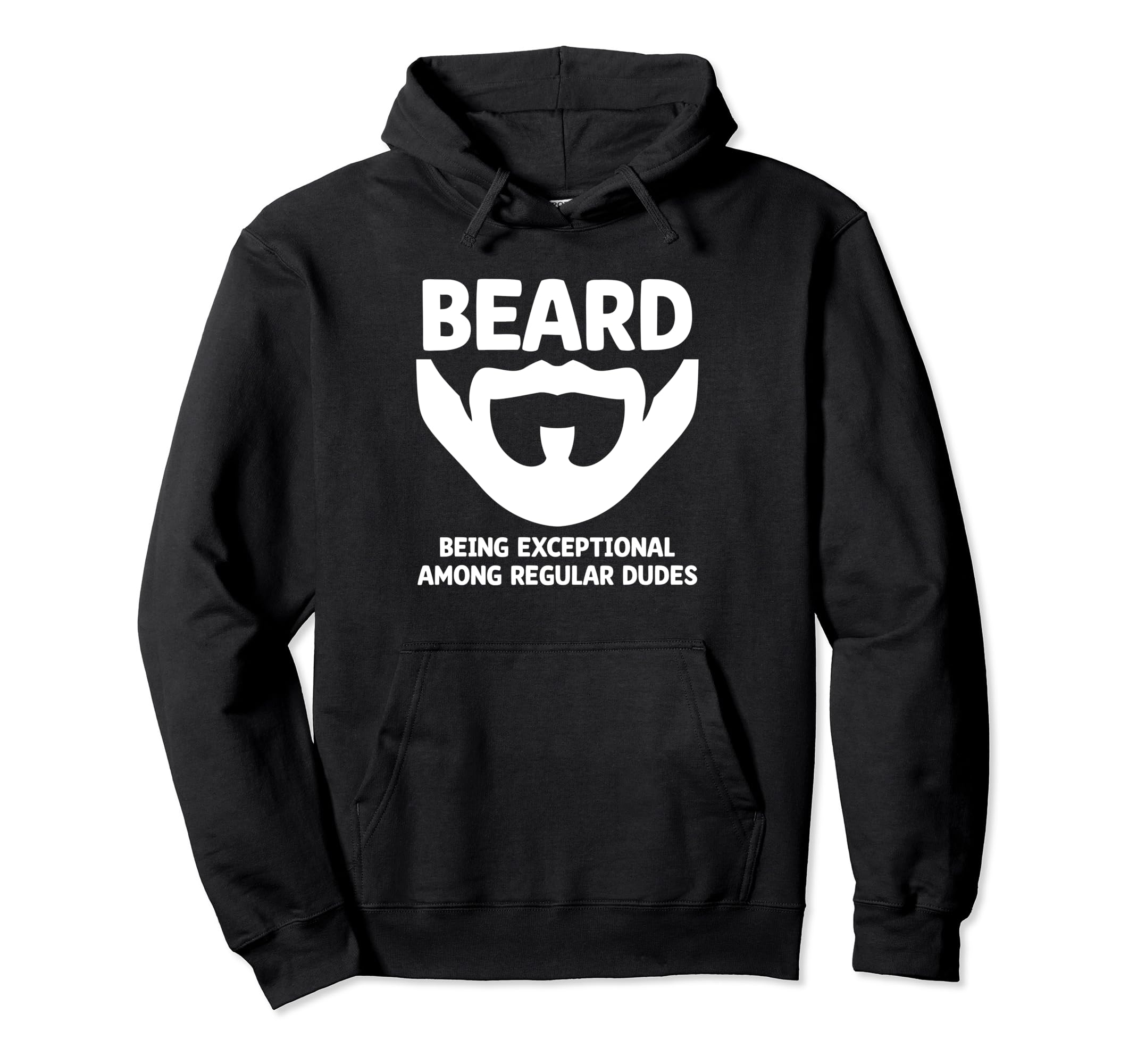 Bearded Guy Funny Beard Lover Hoodie - Casual Everyday Wear Men Women - T-Shirt, Sweatshirt, Hoodie
