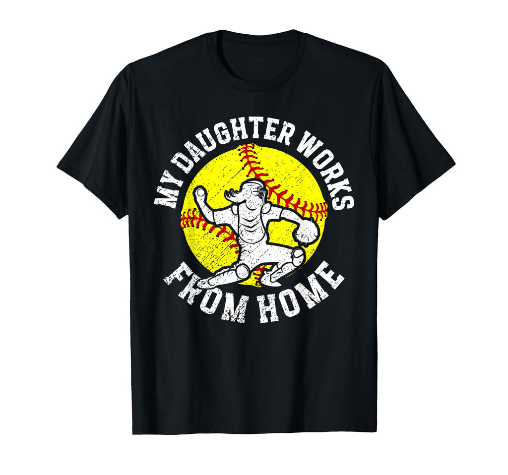 Softball Catcher Mom Funny Softball T-Shirt - Aesthetic Graphic for Adults - T-Shirt, Sweatshirt, Hoodie