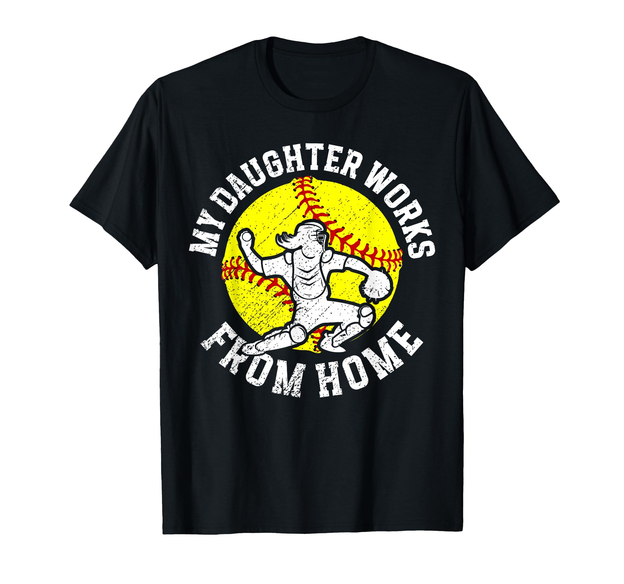 Softball Catcher Mom Funny Softball T-Shirt - Aesthetic Graphic for Adults - T-Shirt, Sweatshirt, Hoodie