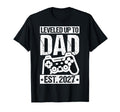 Leveled Up To Dad Est 2027 Gamer T-Shirt - Fun Novelty Design for Adults - T-Shirt, Sweatshirt, Hoodie