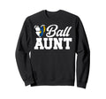Ball Aunt Heart Volleyball Soccer Sweatshirt - Custom Art Print Men Women - T-Shirt, Sweatshirt, Hoodie