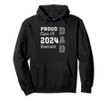 Dad Proud Dad Class 2024 Graduate Hoodie - Casual Everyday Wear Unisex - T-Shirt, Sweatshirt, Hoodie