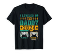 I Leveled Up To Daddy 2024 Fathers T-Shirt - Aesthetic Graphic Men Women - T-Shirt, Sweatshirt, Hoodie
