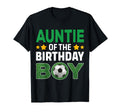 Auntie Birthday Soccer Birthday T-Shirt - Custom Art Print Men Women - T-Shirt, Sweatshirt, Hoodie