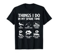 Things I Do My Spare Time Fishing Bass T-Shirt - Trendy Graphic Men Women - T-Shirt, Sweatshirt, Hoodie