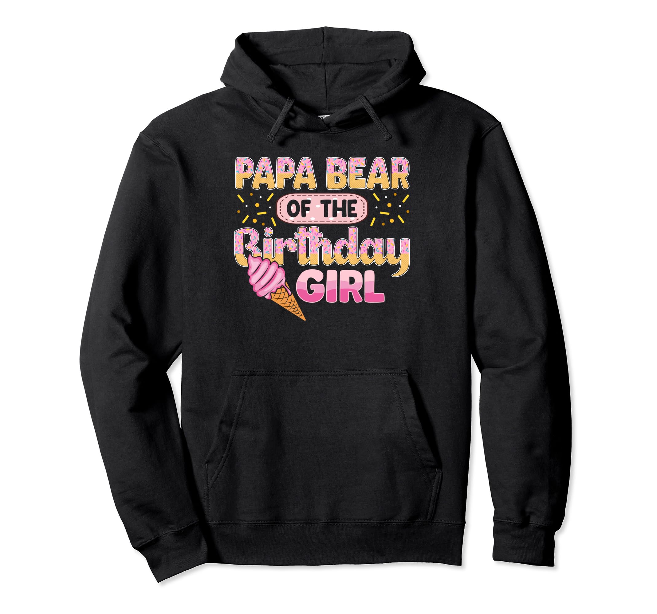 Papa Bear Birthday Family Matching Hoodie - Unique Graphic for Adults - T-Shirt, Sweatshirt, Hoodie