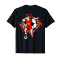 Dabbing Soccer Montenegro Jersey T-Shirt - Fun Novelty Design Unisex - T-Shirt, Sweatshirt, Hoodie