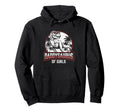 Daddy Saurus Daughter Dad Fathers Day Hoodie - Trendy Graphic for Adults - T-Shirt, Sweatshirt, Hoodie