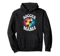 Soccer Mama Mom Tie Dye Hoodie - Trendy Graphic Unisex - T-Shirt, Sweatshirt, Hoodie