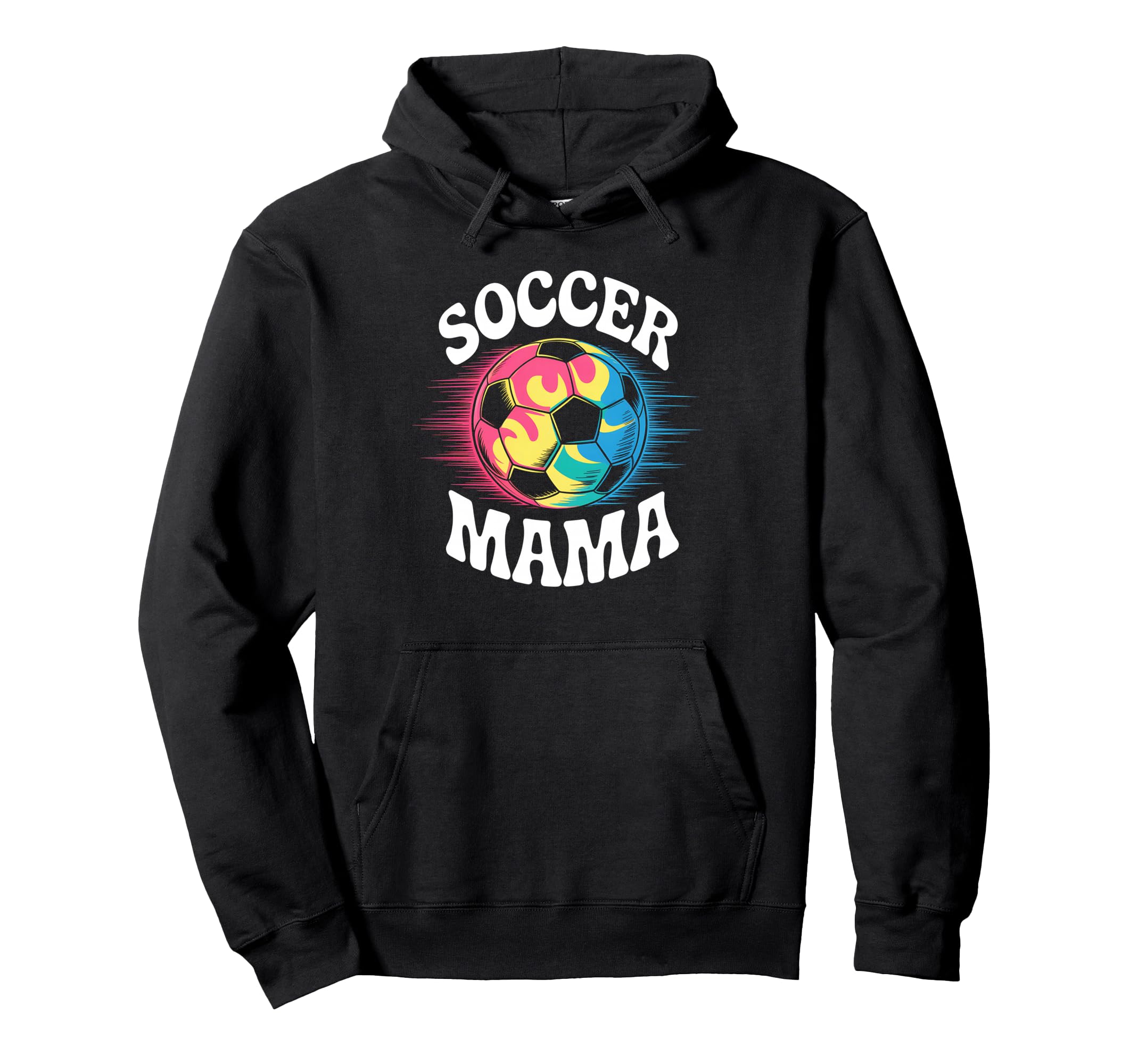 Soccer Mama Mom Tie Dye Hoodie - Trendy Graphic Unisex - T-Shirt, Sweatshirt, Hoodie