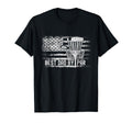 Best Dad Par American Flag Disc Golf T-Shirt - Minimalist Print for Adults - T-Shirt, Sweatshirt, Hoodie