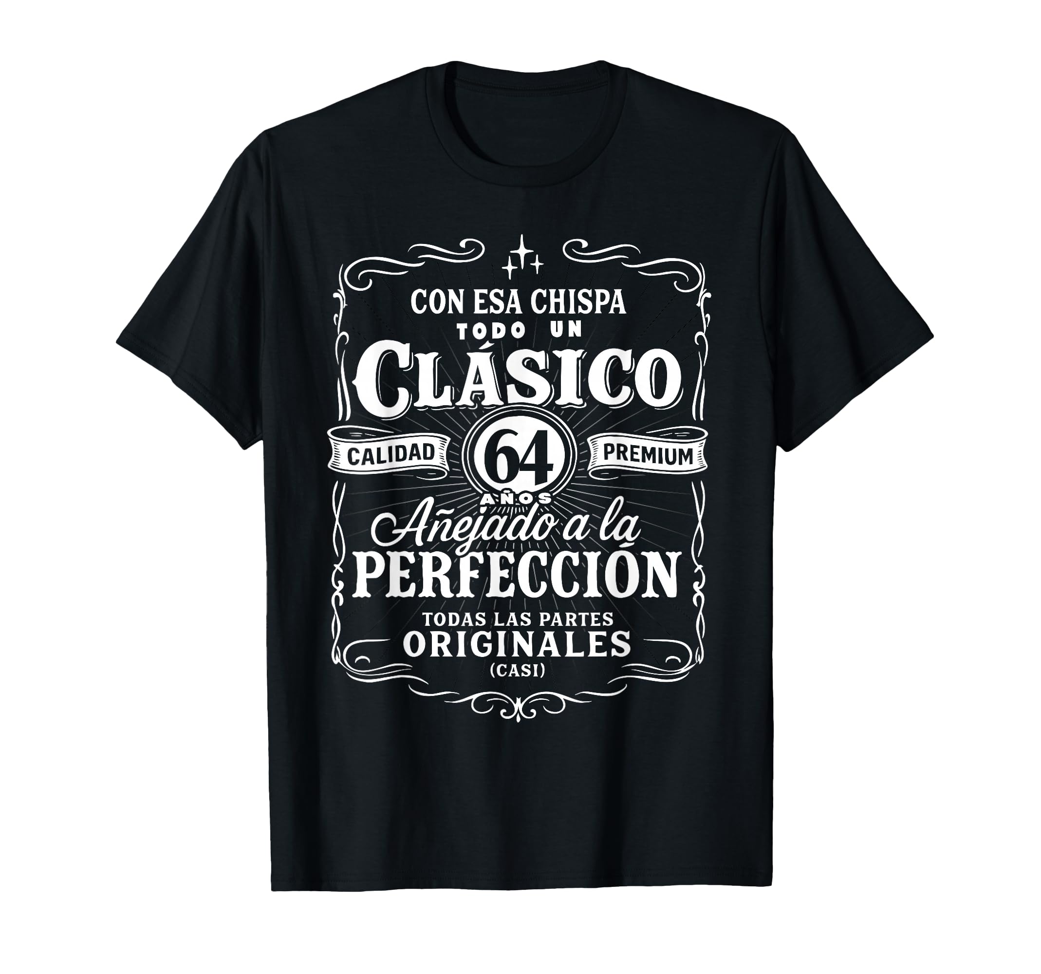 64Th Birthday Funny Cumplea Os 64 T-Shirt - Aesthetic Graphic Men Women - T-Shirt, Sweatshirt, Hoodie