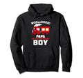 Papa Birthday Dad Train Lover Family Hoodie - Unique Graphic Men Women - T-Shirt, Sweatshirt, Hoodie