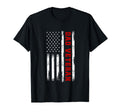 Big American Flag Best Father Proud T-Shirt - Fun Novelty Design Men Women - T-Shirt, Sweatshirt, Hoodie