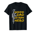 Husband Dad Veteran Hero Rifle T-Shirt - Aesthetic Graphic Men Women - T-Shirt, Sweatshirt, Hoodie