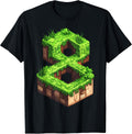 Fun 8th Birthday Number 8 Video Gamer Pixel Themed - Adult & Kids T-Shirts, Sweatshirts & Hoodies apparel design preview 1