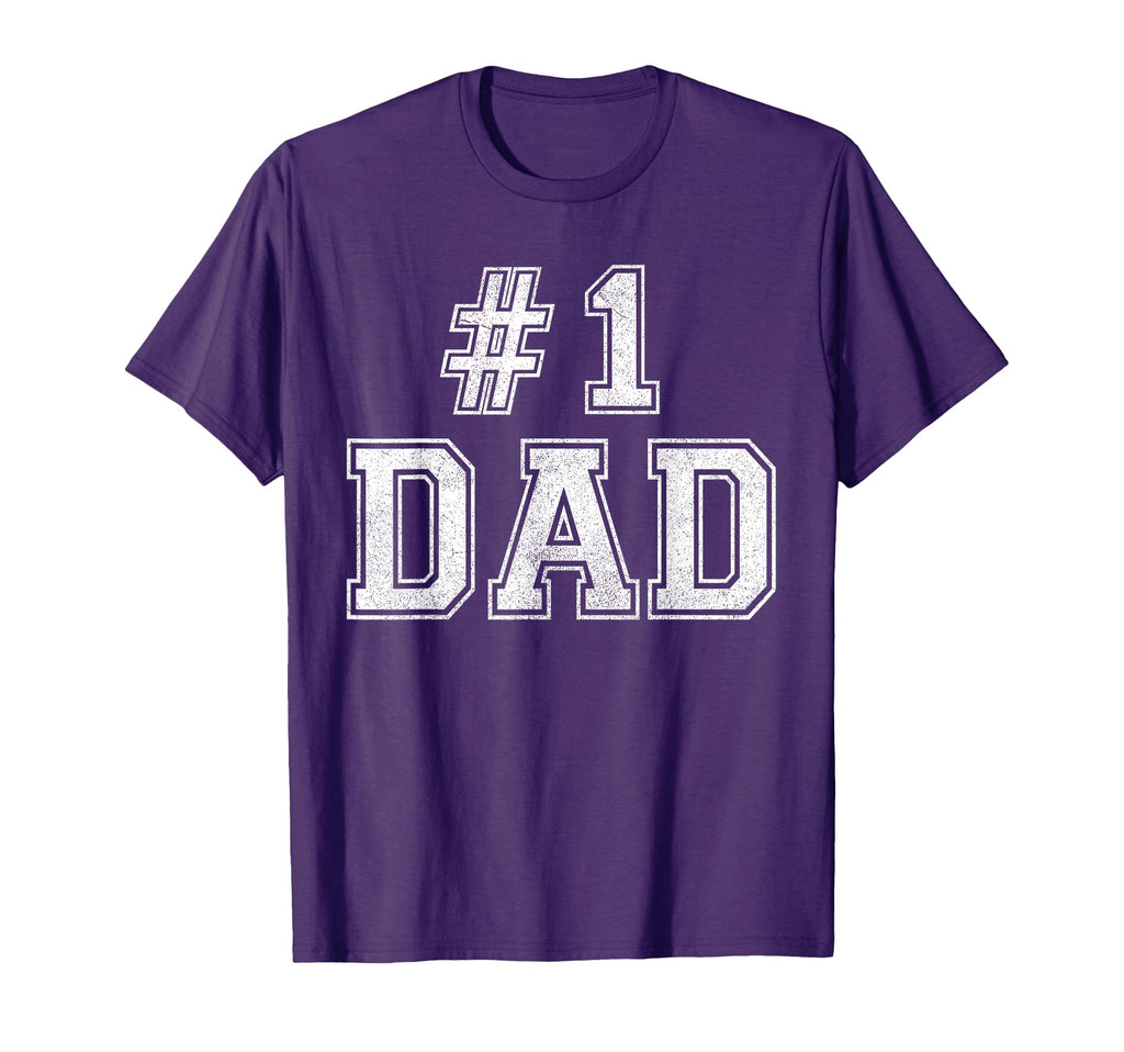 Best Dad Shirts Fathers Day Number One T-Shirt - Custom Art Print Unisex - T-Shirt, Sweatshirt, Hoodie