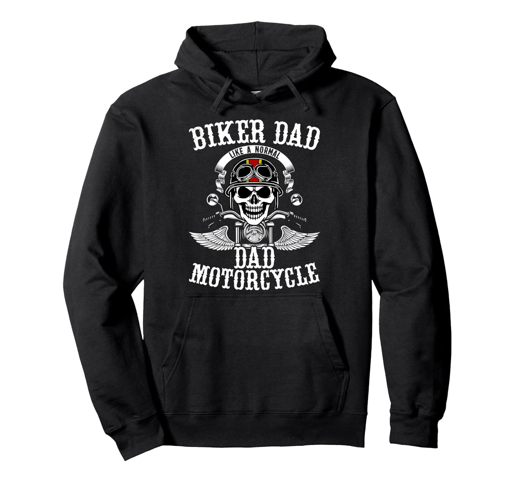 Father Rider Biker Dad Fathers Day Biker Hoodie - Graphic Print for Adults - T-Shirt, Sweatshirt, Hoodie