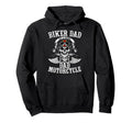 Father Rider Biker Dad Fathers Day Biker Hoodie - Graphic Print for Adults - T-Shirt, Sweatshirt, Hoodie