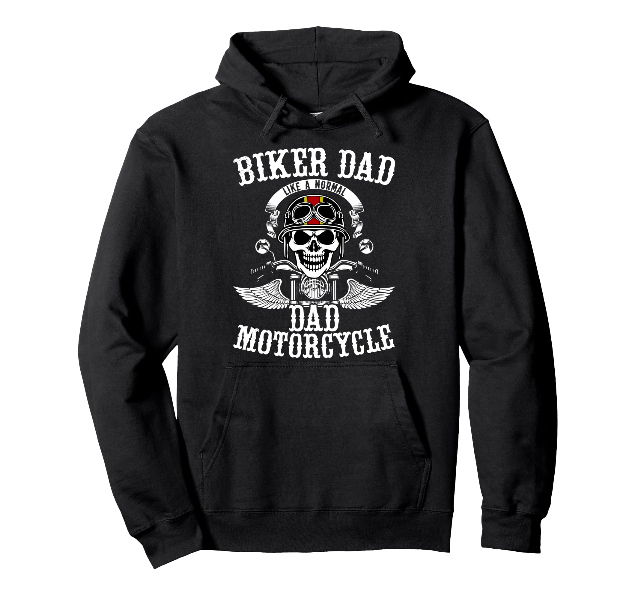 Father Rider Biker Dad Fathers Day Biker Hoodie - Graphic Print for Adults - T-Shirt, Sweatshirt, Hoodie