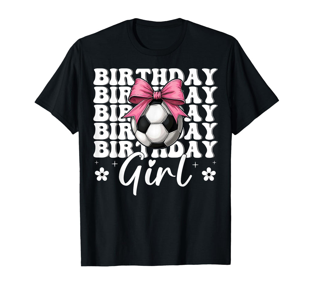 Birthday Soccer Soccer Mom Coquette Bow T-Shirt - Custom Art Print Unisex - T-Shirt, Sweatshirt, Hoodie