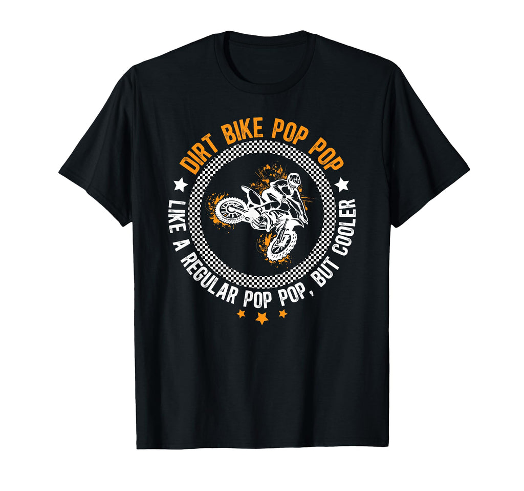 Dirt Bike Pop Pop Definition Pop Pop T-Shirt - Graphic Print Men Women - T-Shirt, Sweatshirt, Hoodie