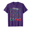 Merry Lit Mas Colorful Lights Matching T-Shirt - Custom Art Print Unisex - T-Shirt, Sweatshirt, Hoodie