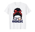 Mom Life Soccer Baseball Game Day Messy T-Shirt - Minimalist Print Unisex - T-Shirt, Sweatshirt, Hoodie