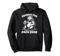 Beer Drinker Brewed Papa Bear Funny Hoodie - Graphic Print Unisex - T-Shirt, Sweatshirt, Hoodie