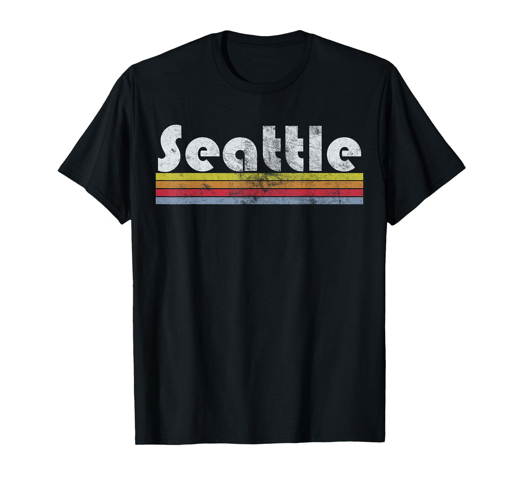Seattle 70S 80S 90S T-Shirt - Novelty Apparel Men Women - T-Shirt, Sweatshirt, Hoodie