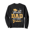 Proud Dad Class 2025 Graduate Dad Senior Sweatshirt - Graphic Print Unisex - T-Shirt, Sweatshirt, Hoodie