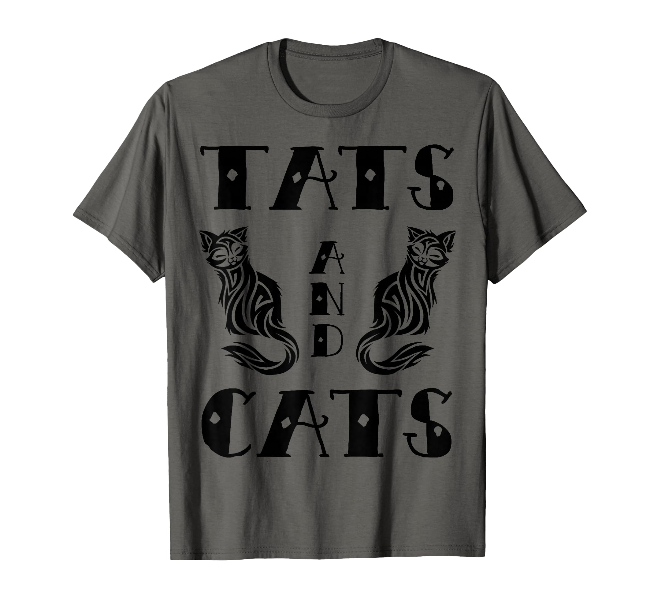 Tats Cats Tattoo Lover Funny Cat T-Shirt - Aesthetic Graphic Men Women - T-Shirt, Sweatshirt, Hoodie